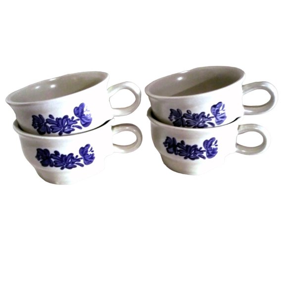 Pfaltzgraff Yorktowne Coffee Cup, Set of 4 Cups,  Soup Cups, Country Kitchen Cup - Picture 2 of 7